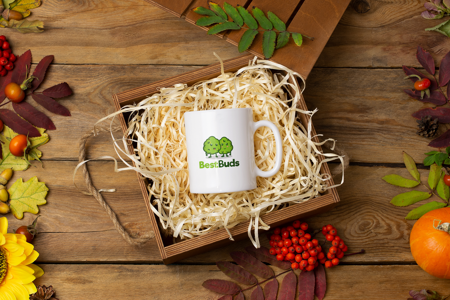 Best Buds coffee cup