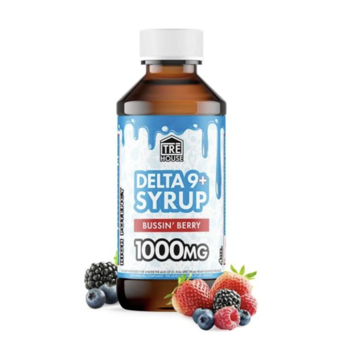 Tre House Delta 9 Syrup Bussin Berry 1000mg