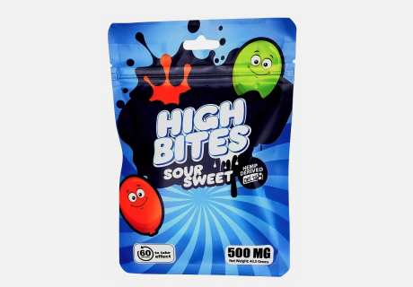 Delta 8 High Bites 500mg Sour Sweet