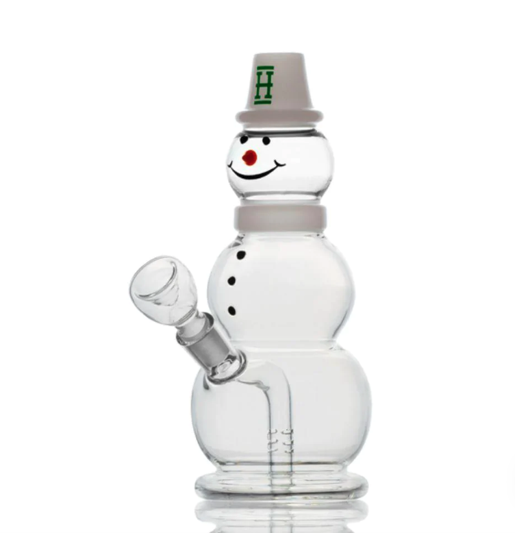 Snowman water bubbler